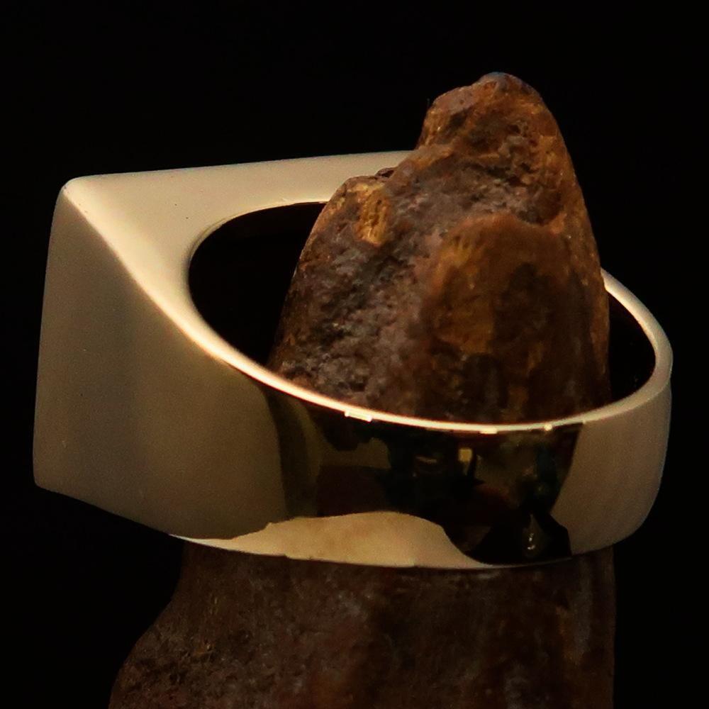 Perfectly crafted Men's Union Jack Flag Ring UK Great Britain - Solid Brass-3