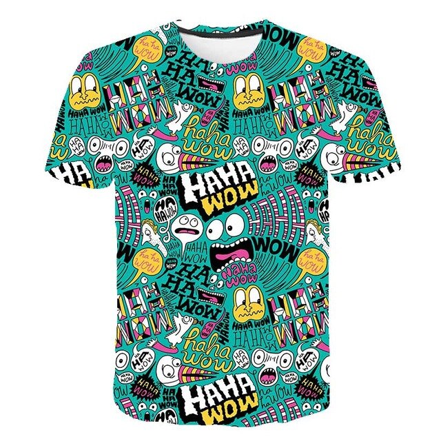 spongebob squarepants casual men's t-shirts, 3D printed t-shirts, casual cartoon fashion t-shirts, men and women-6